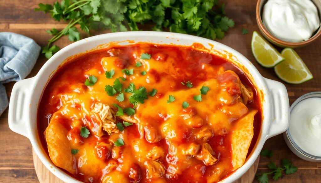 Slow Cooker Chicken Enchiladas Recipe