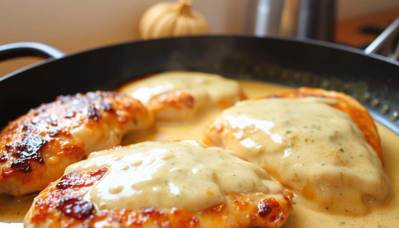 creamy garlic chicken